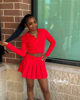 It Girl Tennis Skirt Set